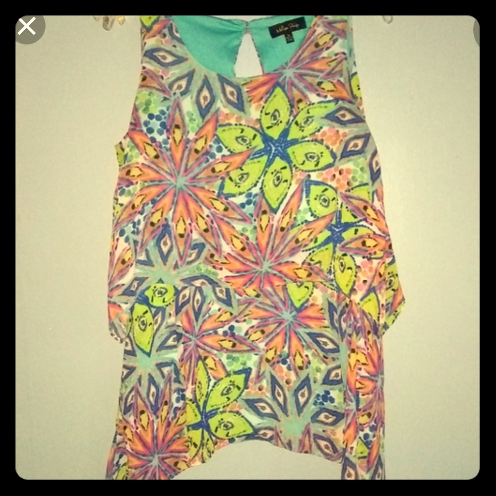 Melissa Paige Multicolor Sleeveless Top